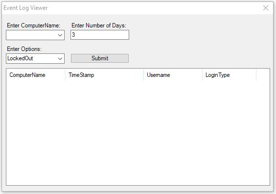 Event Log Viewer